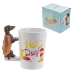 Hot dog ceramic mug