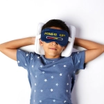 Pluszowa poduszka podróżna i maska ​​na oczy Game Over