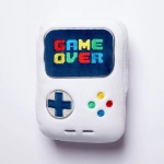 Pluszowa poduszka podróżna i maska ​​na oczy Game Over