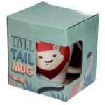 Porcelain mug with tail - Lion