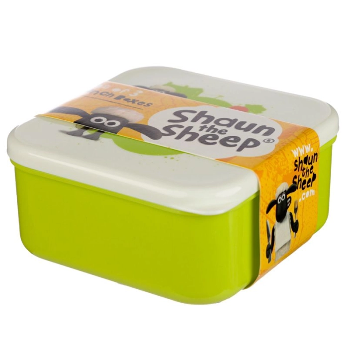 Zestaw 3 pudełek śniadaniowych Shaun The Sheep
