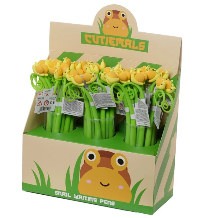Dünner Kugelschreiber mit Schnecke