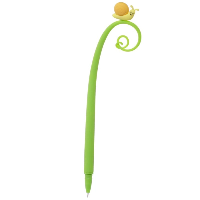 Dünner Kugelschreiber mit Schnecke