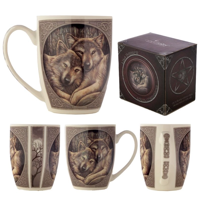 Lisa Parker Porcelanowy Kubek - Wilk