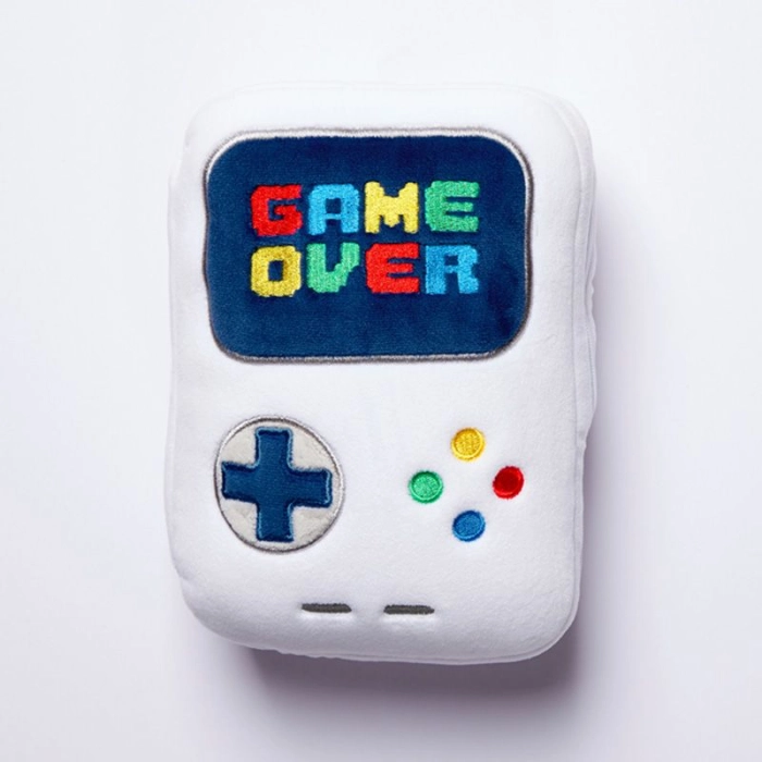 Pluszowa poduszka podróżna i maska ​​na oczy Game Over
