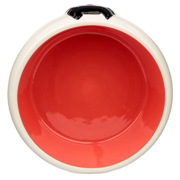 Ceramic pet bowl Feline Fine - pink
