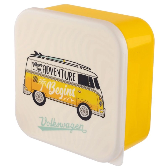 Satz von 3 VWT1 Bus Surf Adventure Frühstücksboxen