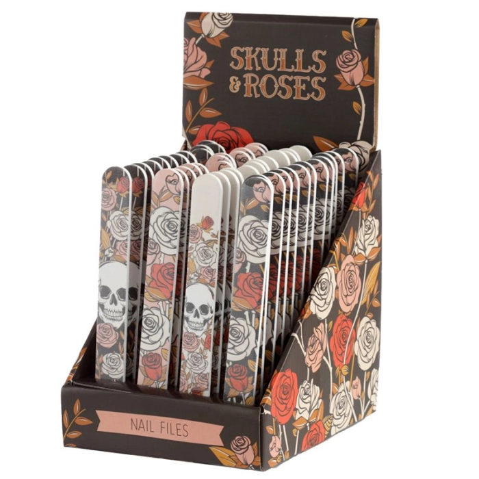 Skulls and Roses nail file