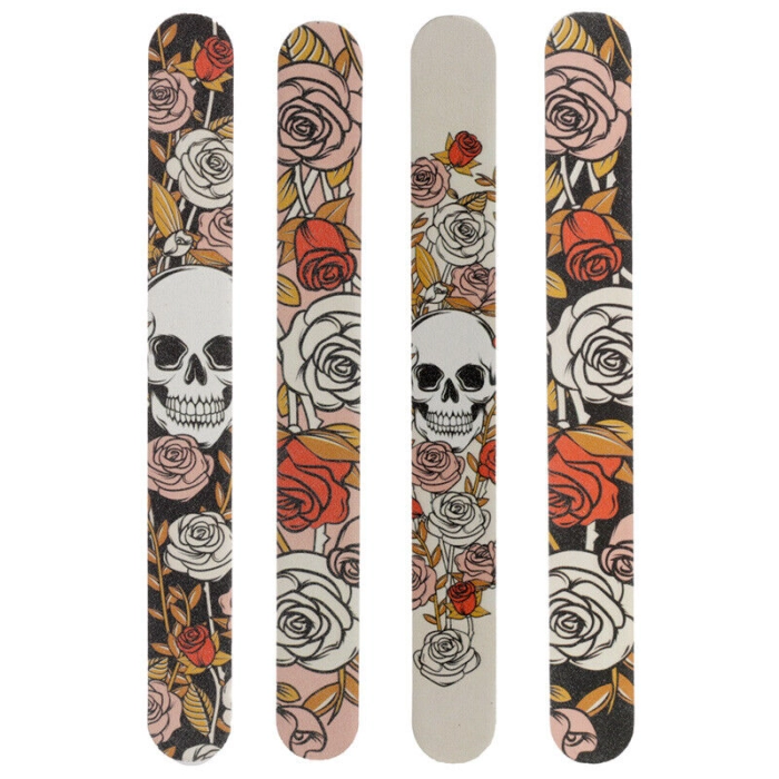 Skulls and Roses nail file
