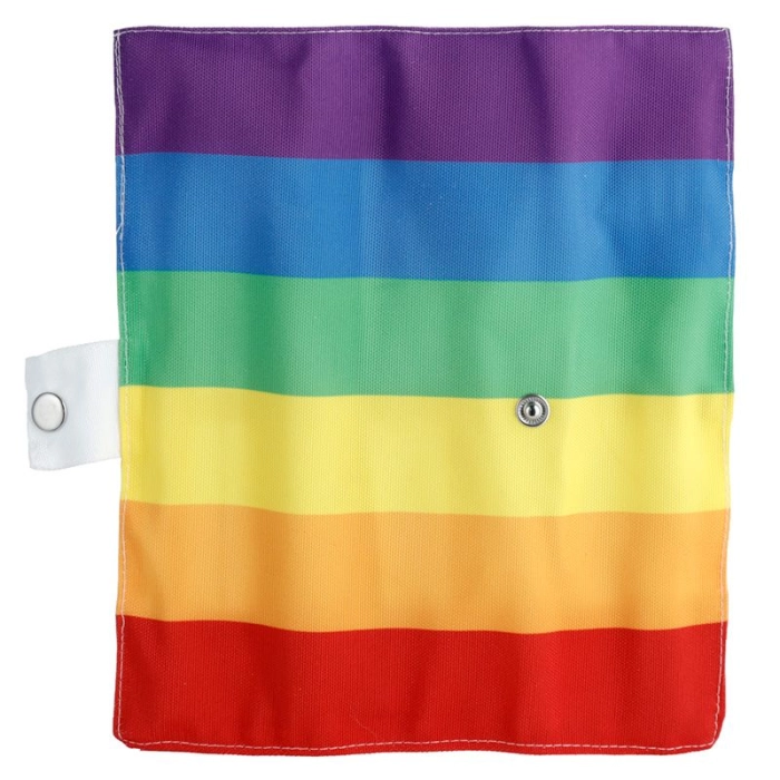 Bambusowe sztućce w etui - Tęcza II