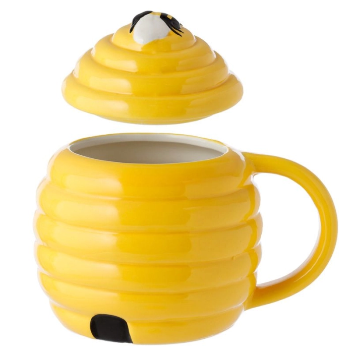 Ceramiczny kubek w kształcie ula