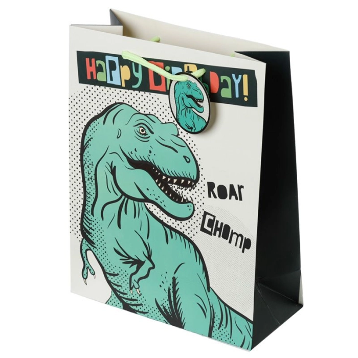 Torba prezentowa Happy Birthday Dinosauria rozmiar XL