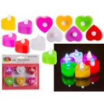 LED Świeczka-Tealight "Serce" z efektem migotania
