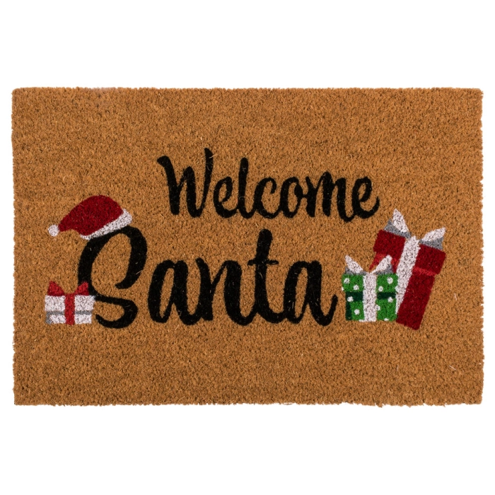 Wycieraczka Welcome Santa - Witaj Święty Mikołaju!