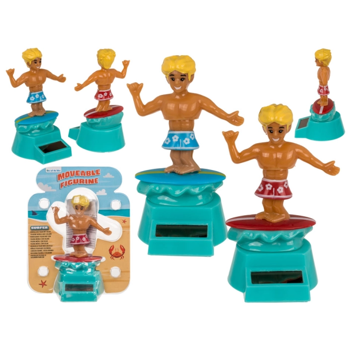 Figurka solarna surfer