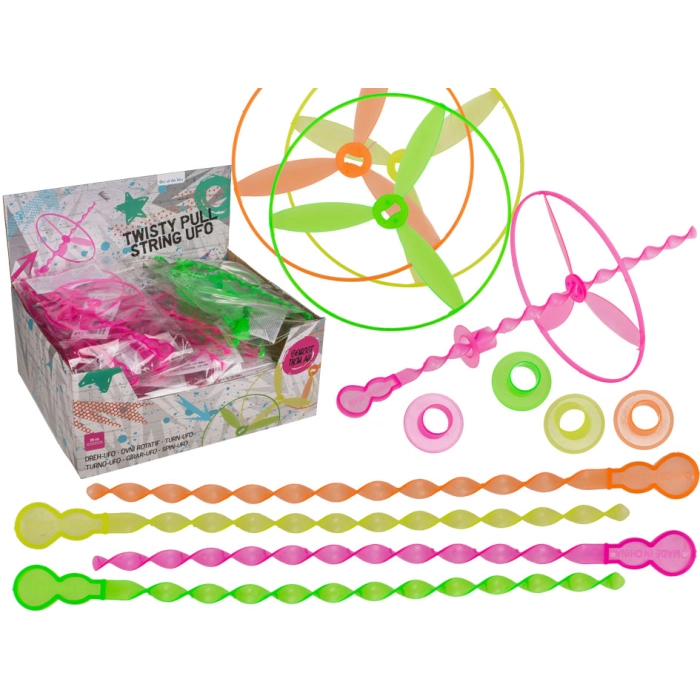 Zabawka aerodynamiczna Twisty Pull-string UFO