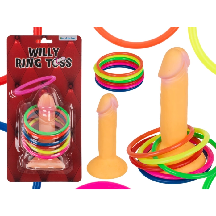 Gra zręcznościowa z peniskiem i pierścieniami - Ring Toss