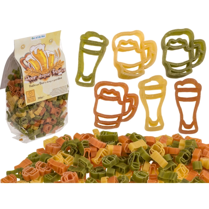 Trójkolorowy makaron - piwo 250 gram
