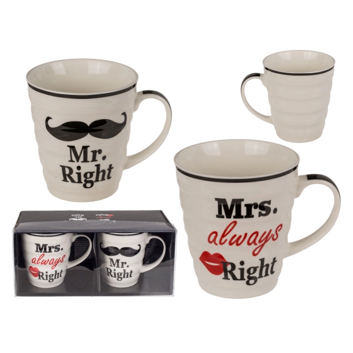 Kubki Mr. Right & Mrs. always Right