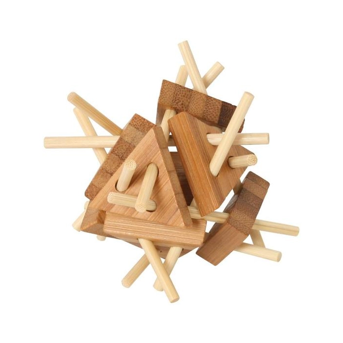 Bamboo Puzzle Triangle