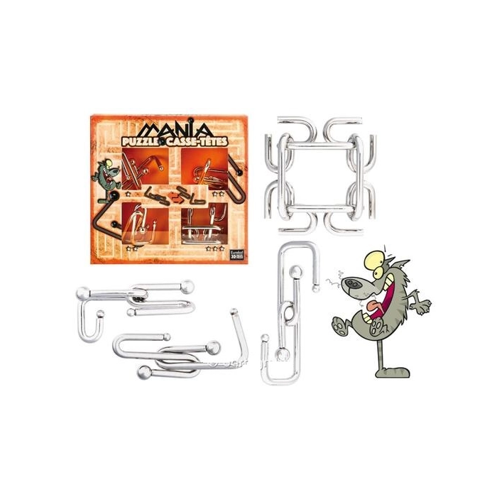 Casse-Tetes - Set of 4 Puzzles