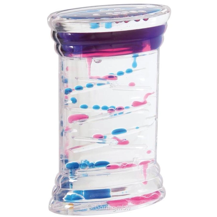 Dropping Liquid Hourglass