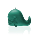 Whale Candle - Pearl Turquoise