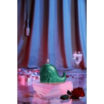 Whale Candle - Pearl Turquoise