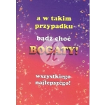 Karnet okolicznościowy z kopertą 22 X 15 - SUPER PROMOCJA
