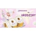 Zaproszenie na urodziny 10 sztuk - PROMOCJA!