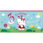 Zaproszenie Hello Kitty - 3 urodzinki - 10 sztuk - PROMOCJA!!!