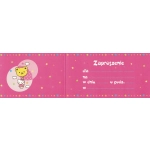 Zaproszenie Hello Kitty - 5 urodzinki - 10 sztuk - PROMOCJA!!!