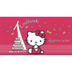 Zaproszenie Hello Kitty - 10 sztuk