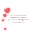 Valentinstagskarte mit Umschlag
