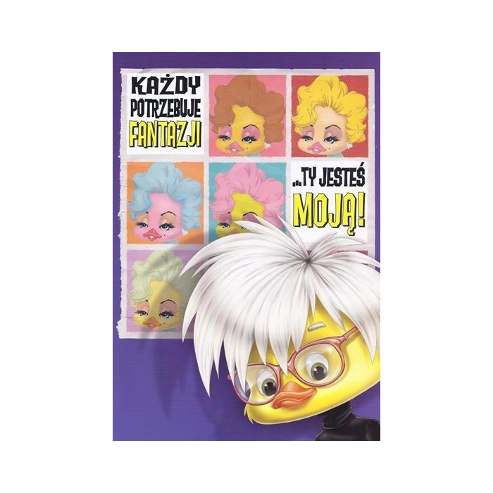Karnet okolicznościowy Funny Duck z kopertą 22 x 15 CM - SUPER PROMOCJA