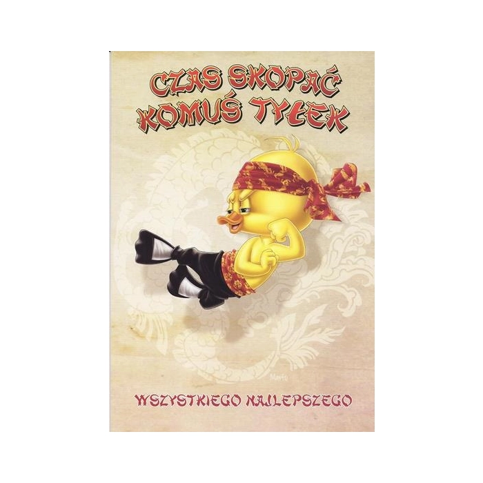 Karnet okolicznościowy Funny Duck z kopertą 22 x 15 CM - SUPER PROMOCJA