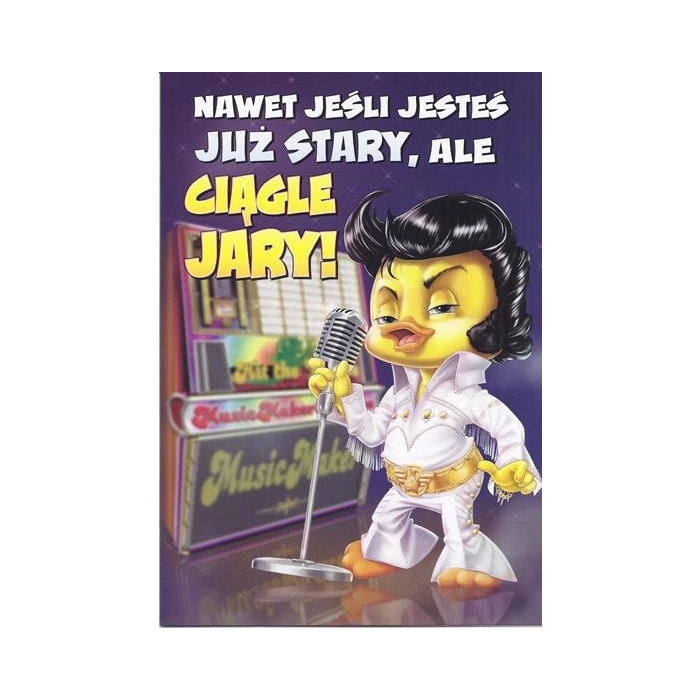 Karnet okolicznościowy Funny Duck z kopertą 22 x 15 CM - SUPER PROMOCJA