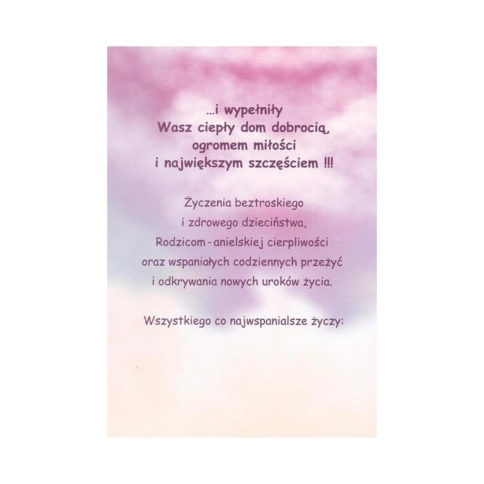 Karnet okolicznościowy z kopertą