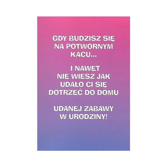 Karnet okolicznościowy z kopertą