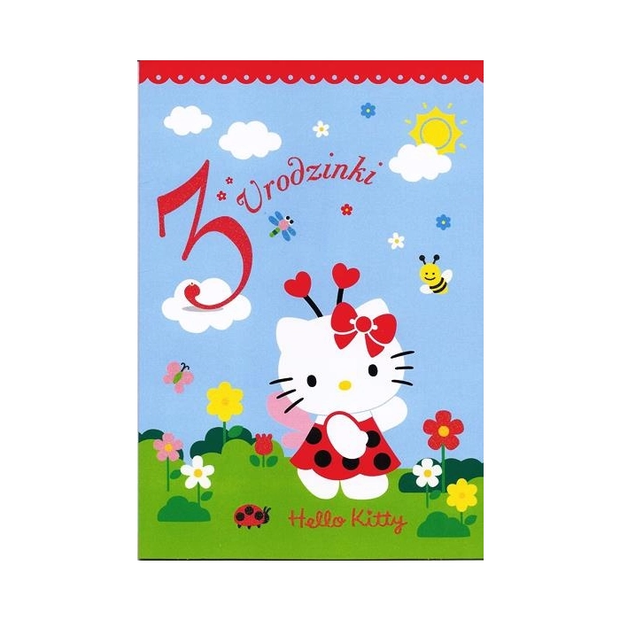 Karnet Hello Kitty z kopertą
