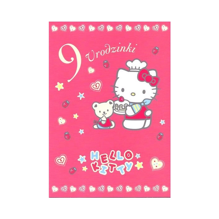 Karnet Hello Kitty z kopertą