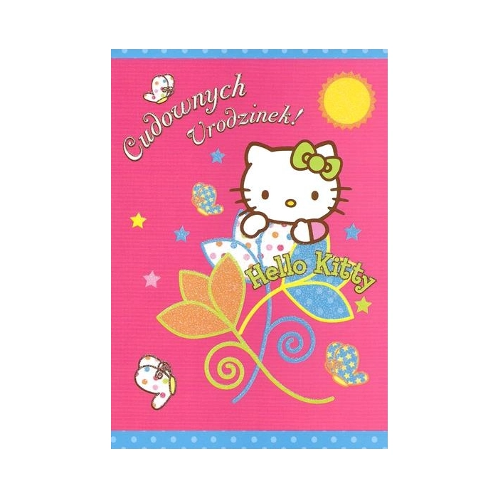 Karnet Hello Kitty z kopertą