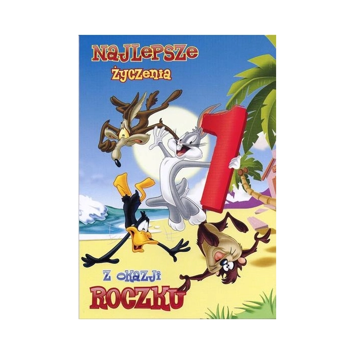 Karnet Looney Tunes z kopertą