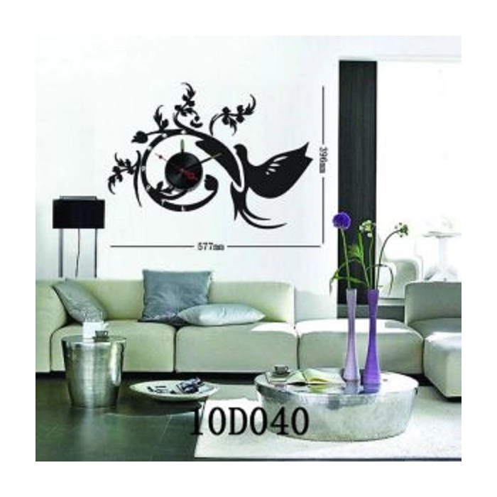 DIY Wall Clock with Sticker