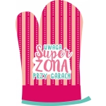 Fartuch + rękawica Uwaga Super żona przy garach