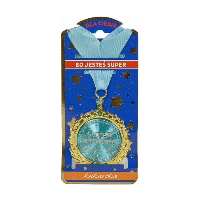 Złoty medal (metalowy) Super Kumpel