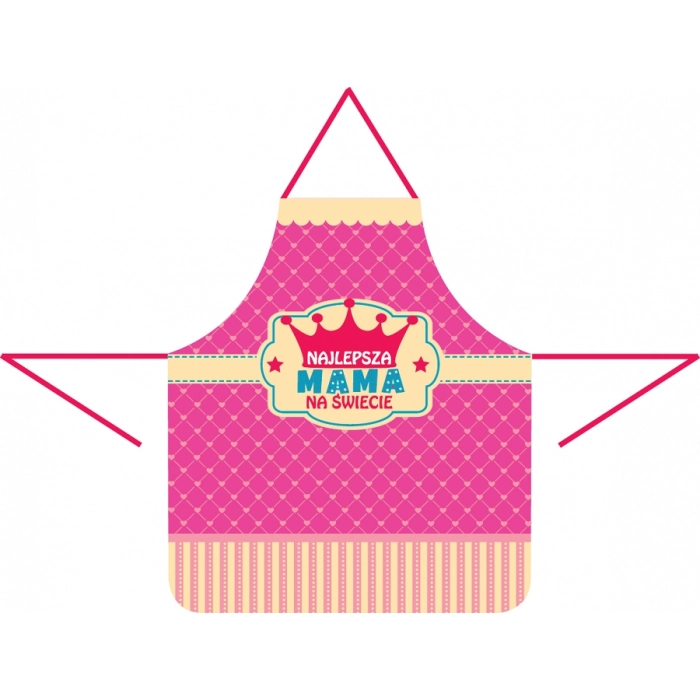 Apron + glove The best mother in the world PL