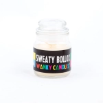 A scented candle in a jar - Wanky Candles Sweaty Bollox