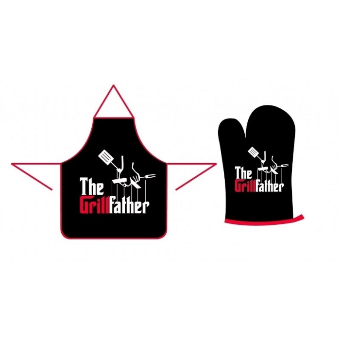 Zástěra Grillfather + rukavice