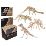 Drewniane puzzle 3D - dinozaury